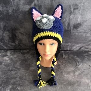 Paw Patrol Inspired Knitted Handmade Hat